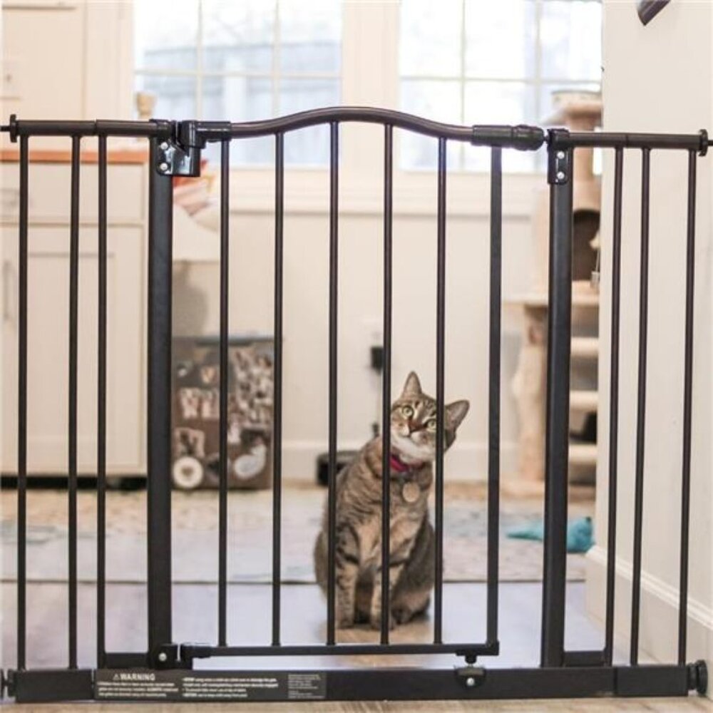 Windsor Arch Pet Gate:28.25"-38.25" Wide Dog Gate.Pressure Mount,No tools needed